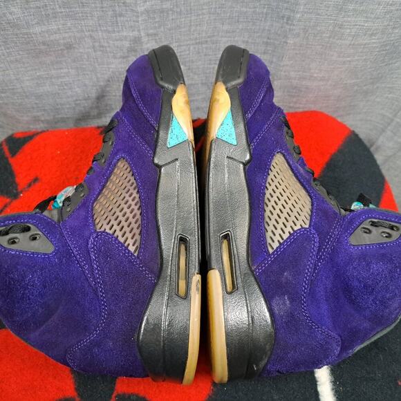 %Size 11.5 Nike Air Jordan 5 ‘Alternate Grape’ Men AJ8 main image 12